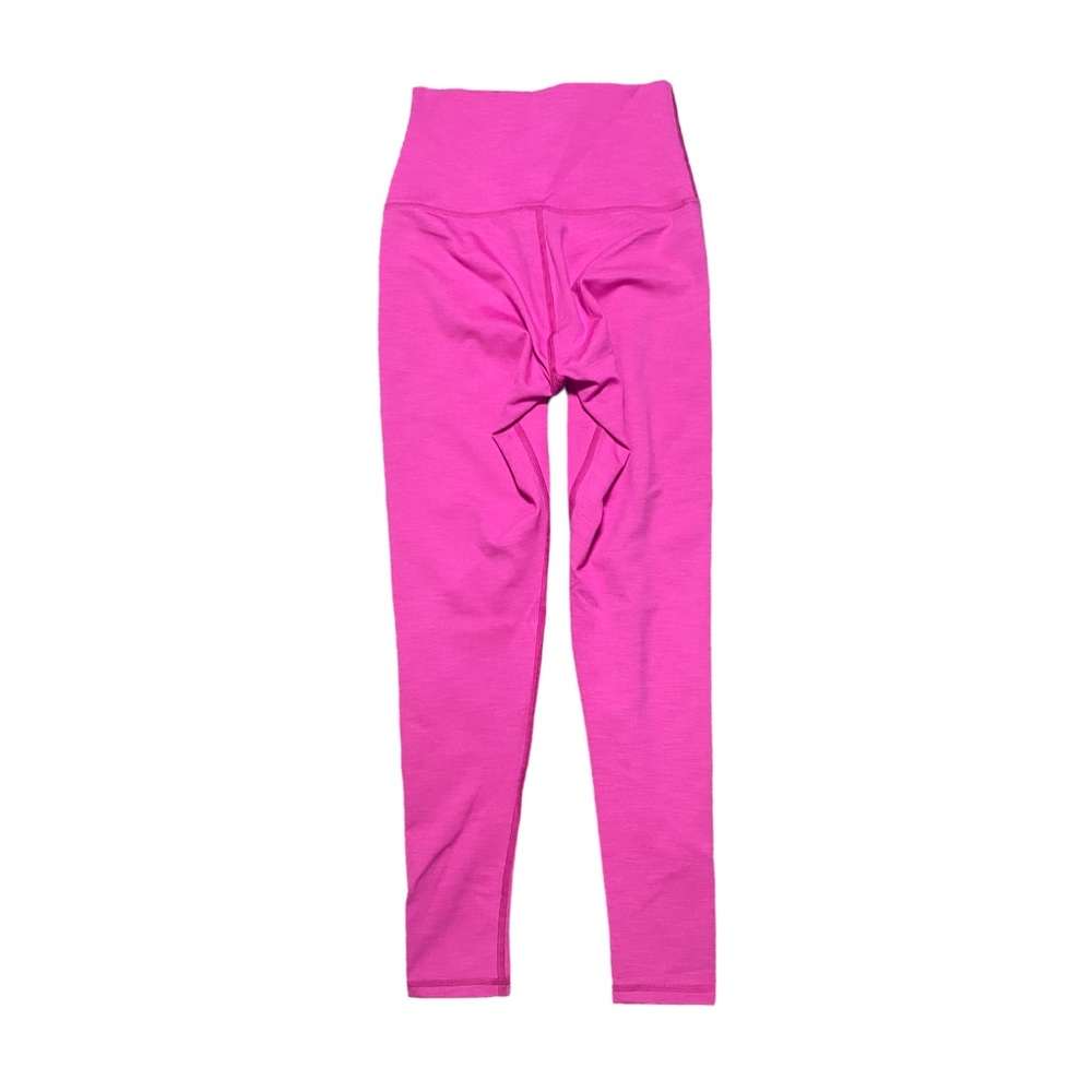 NWT Barre3 Magenta Ribbed Leggings - Picture 2 of 3